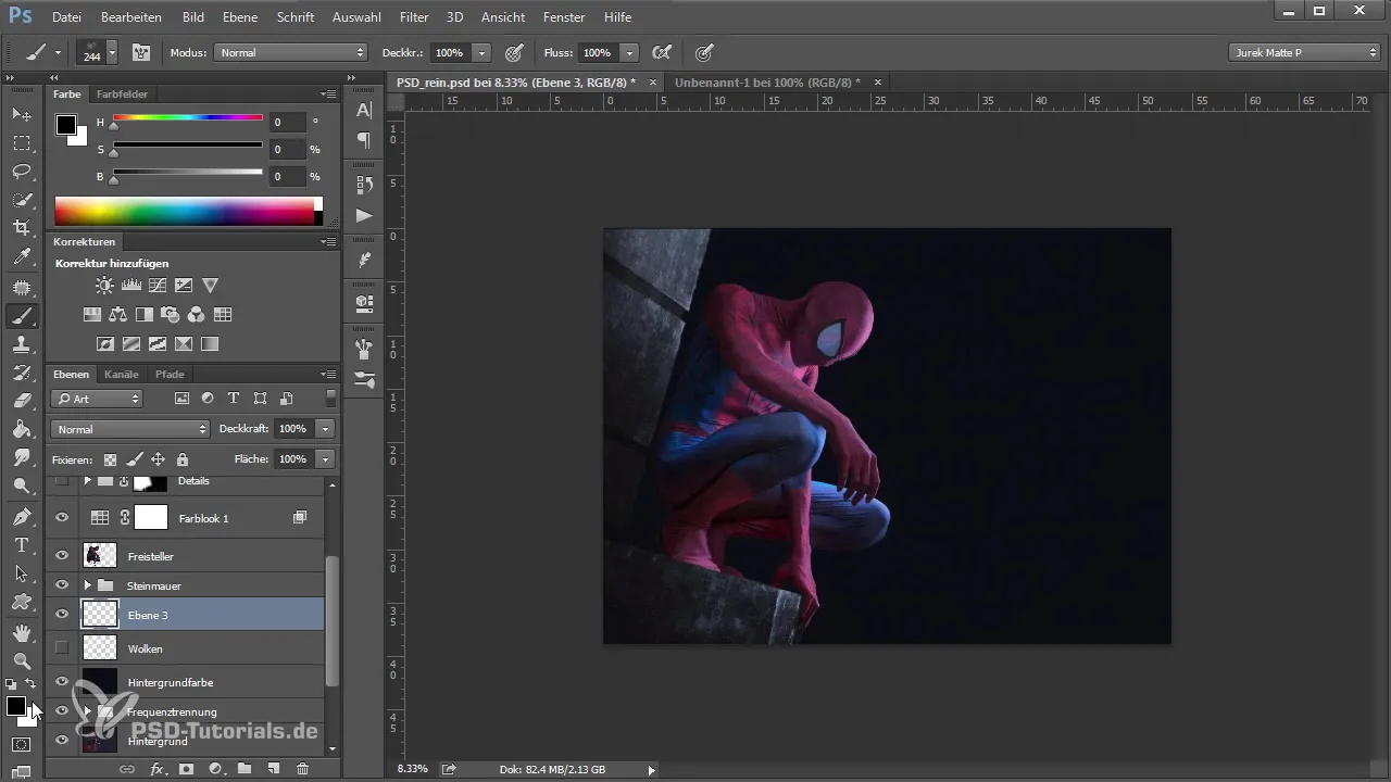 Crearea unui penson de nori în Photoshop – Instrucțiuni pas cu pas