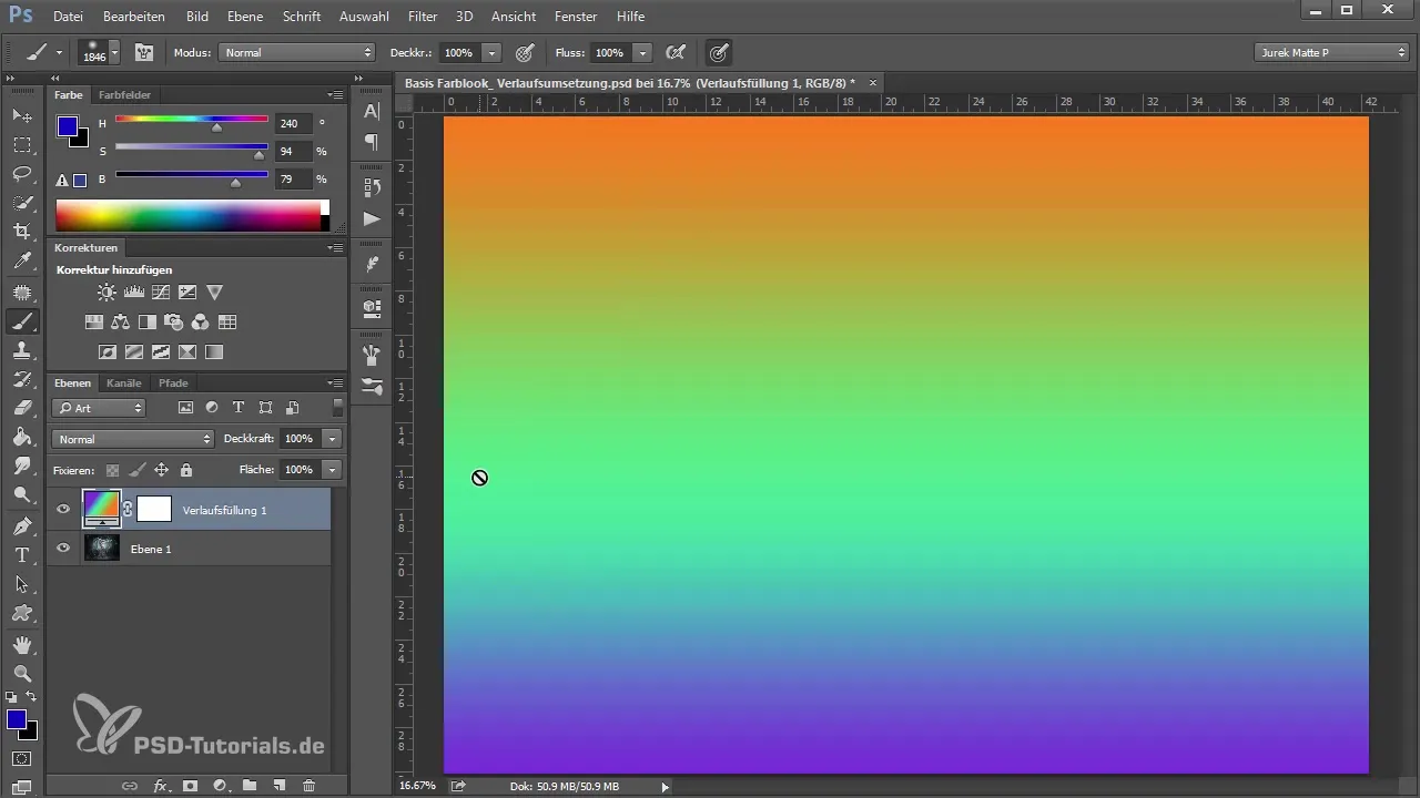 Optimizarea culorii: Tehnici de aplicare a gradientului în Photoshop