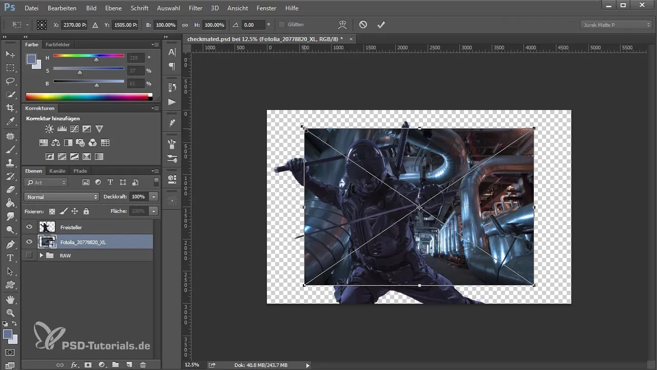 Le tecniche perfette per la fusione di modello e sfondo in Photoshop
