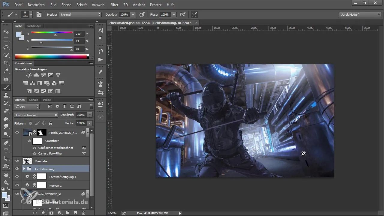 Le tecniche perfette per la fusione di modello e sfondo in Photoshop