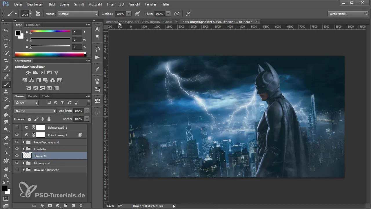 Murciélagos en Photoshop: Insertar y Diseñar