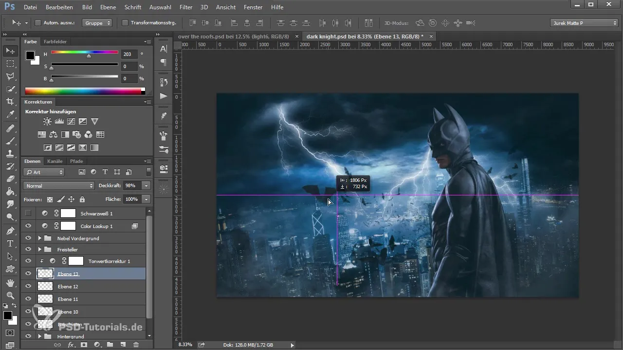 Murciélagos en Photoshop: Insertar y Diseñar