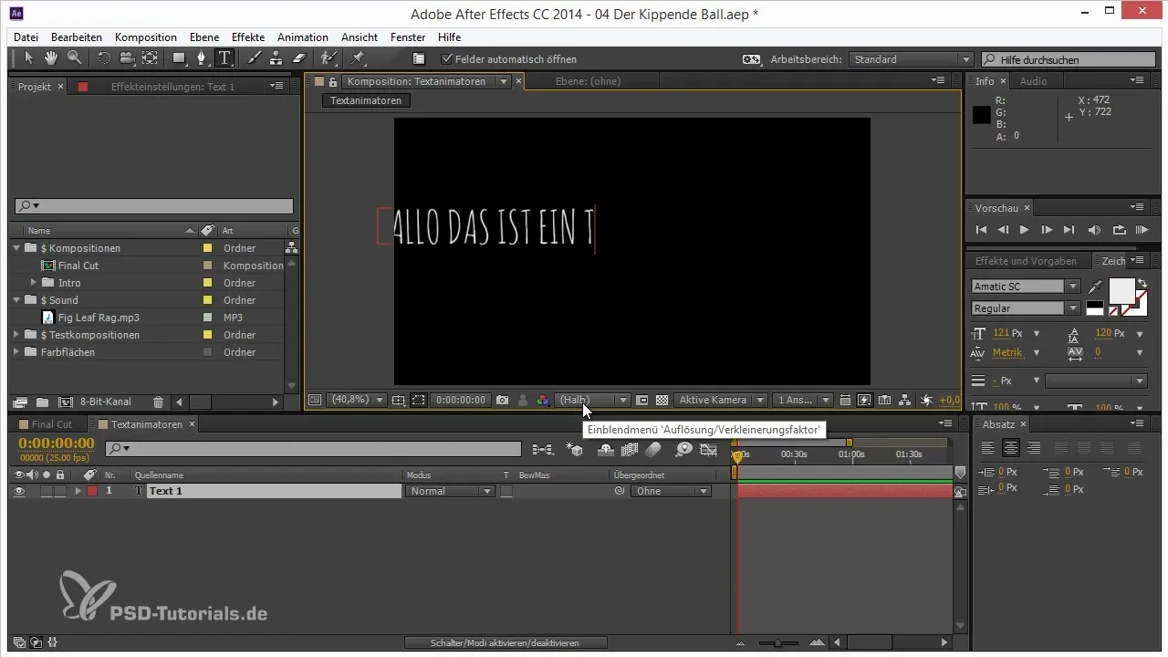 Aprovechar al máximo la textanimation con After Effects