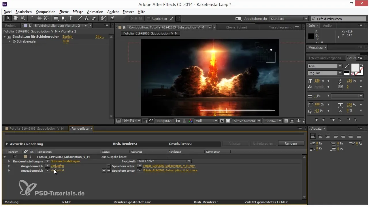 Utilisation efficace de la Renderliste dans After Effects Utilisation efficace de la liste de rendu dans After Effects