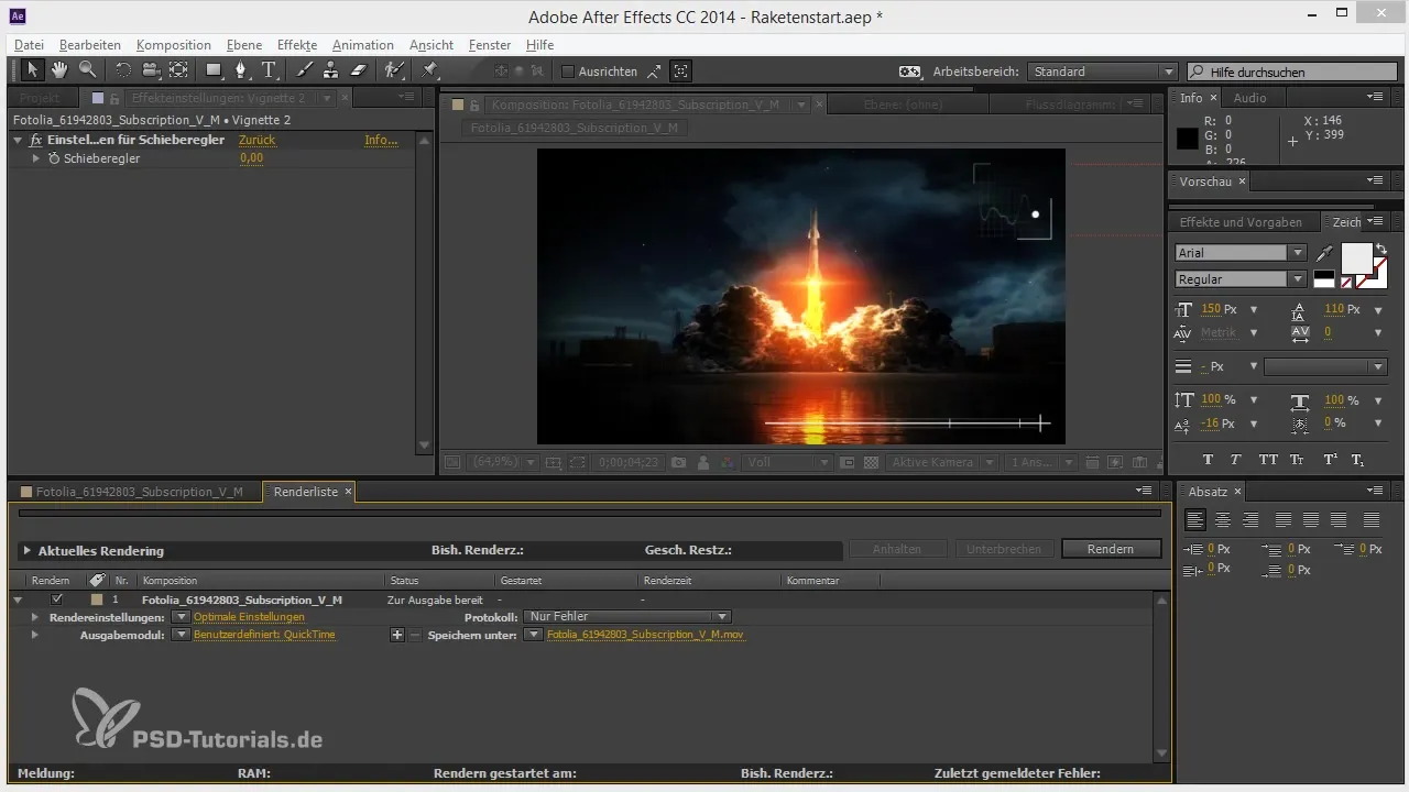 Utilisation efficace de la liste de rendu dans After Effects Utilisation efficace de la Renderliste dans After Effects