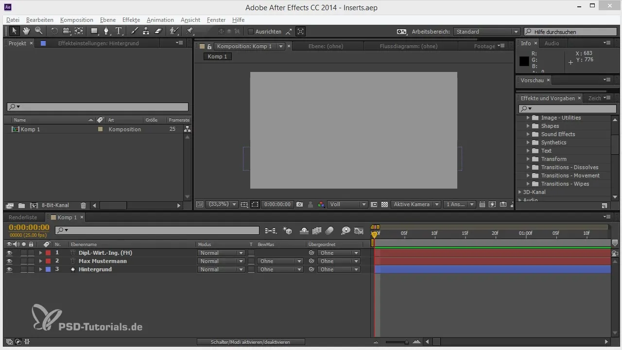Automatización de textos en After Effects