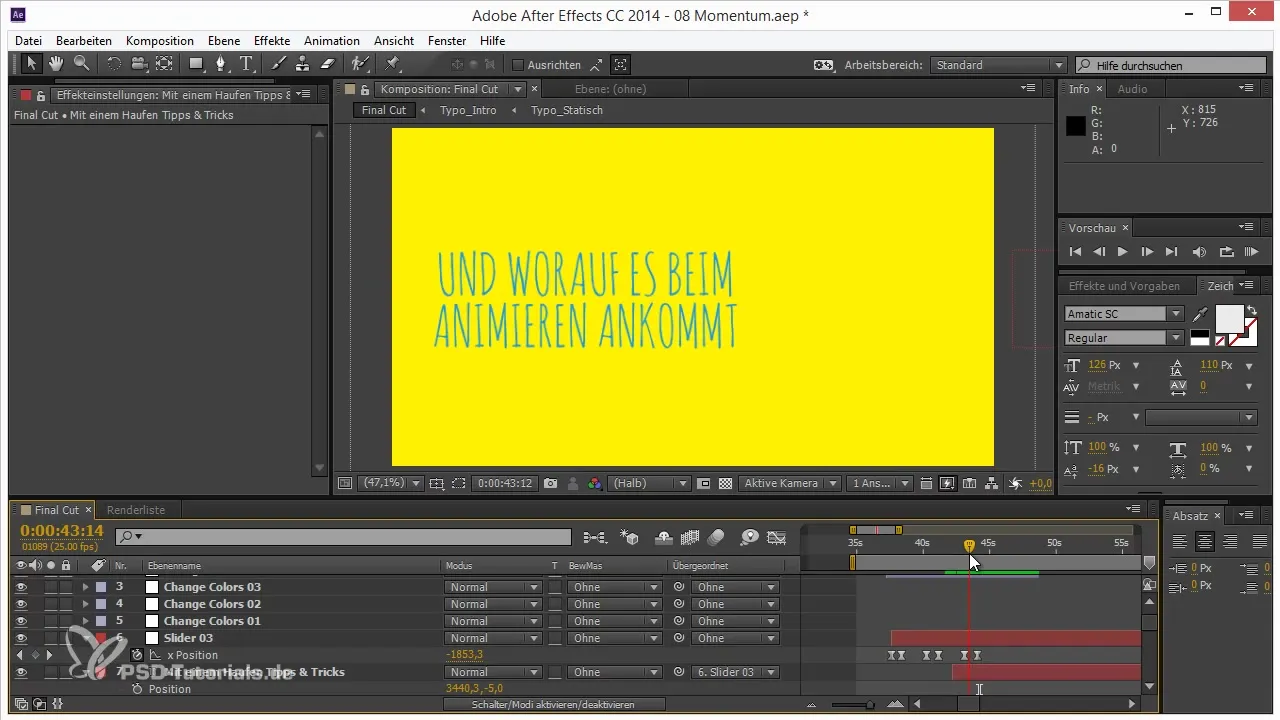 Animación procedural con animadores de texto hecha fácil