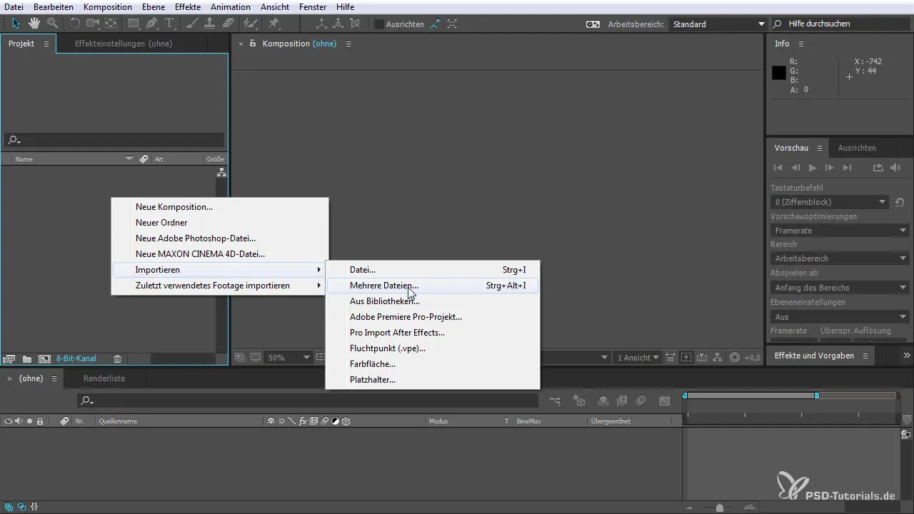Charakter eksport w After Effects: instrukcja dla Character Animatora