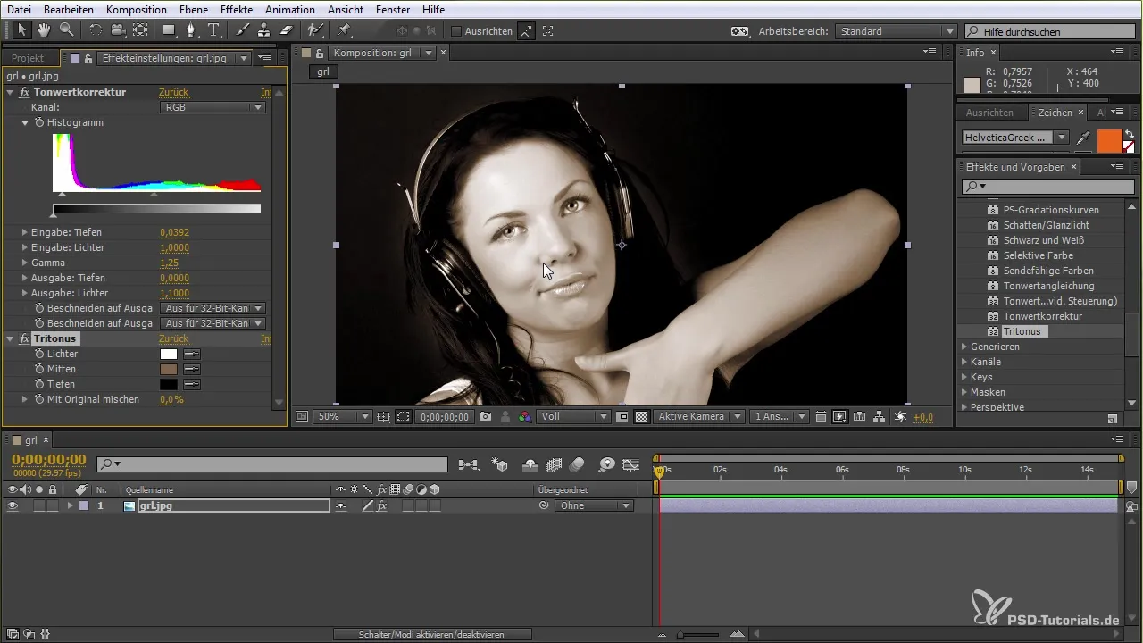 After Effects Tutorial dla vignette i refleksji