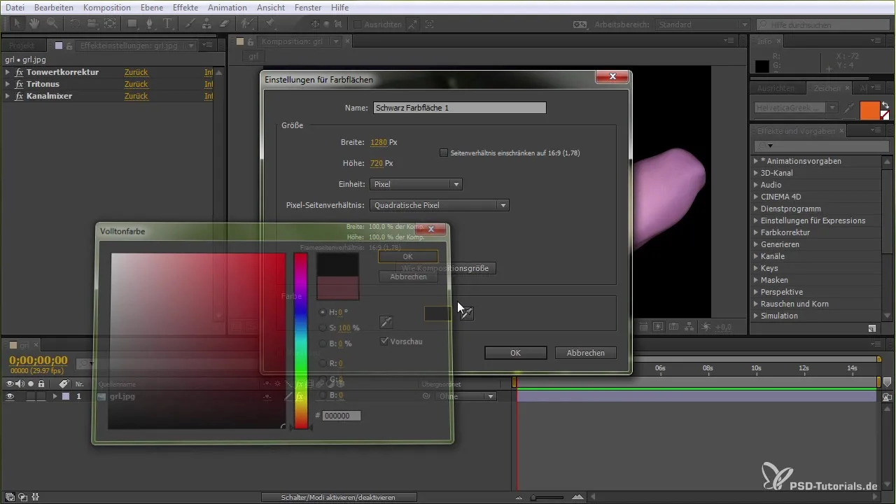 Tutorial After Effects dla vignette i refleksji