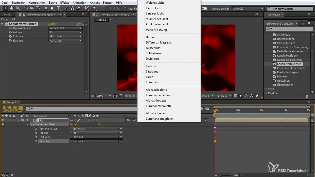 Stworzyć efekt RGB-Splitt samodzielnie w After Effects