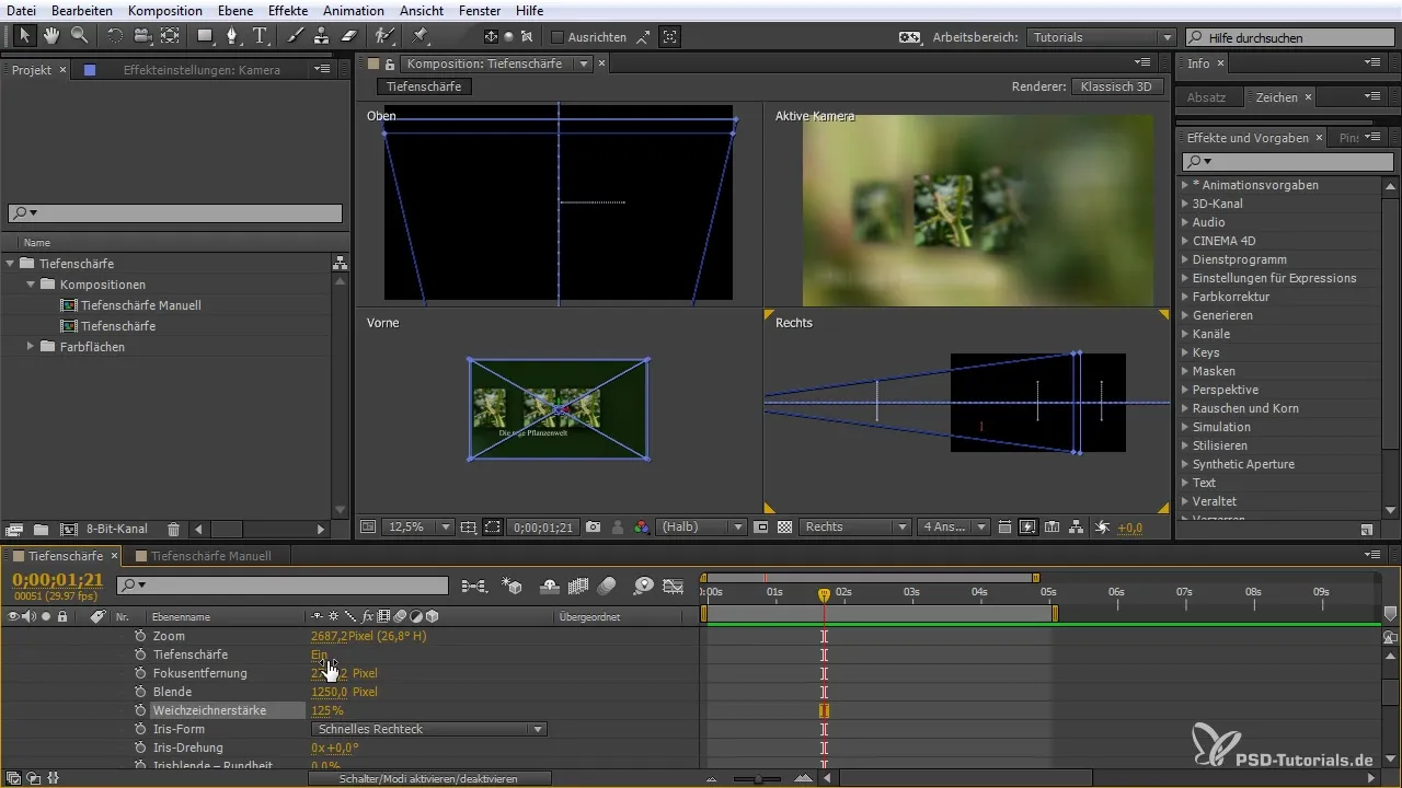 Głębia ostrości w After Effects - krok po kroku do perfekcyjnej ostrości