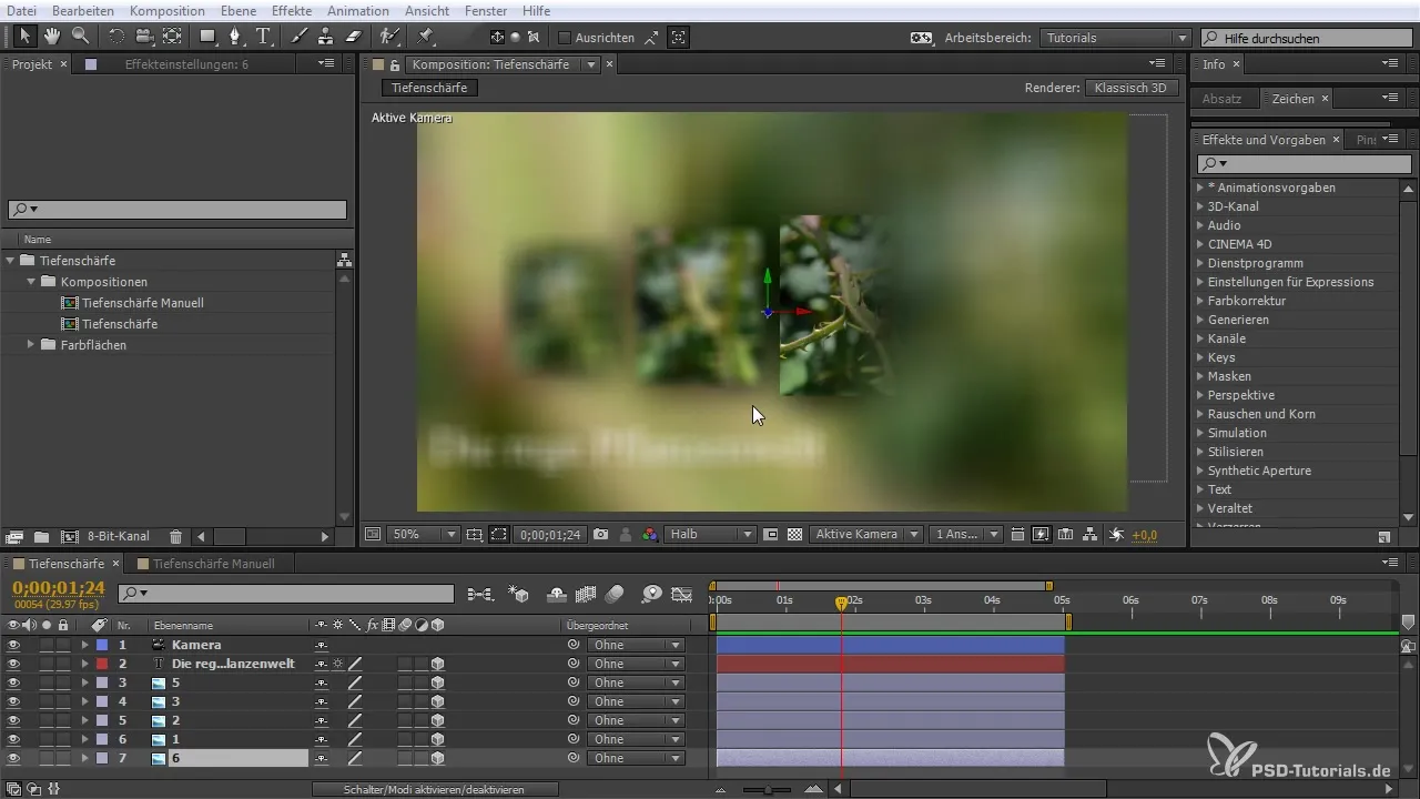 Głębia ostrości w After Effects - krok po kroku do idealnej ostrości