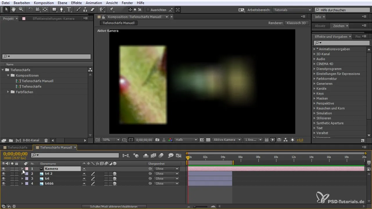 Głębia ostrości w After Effects - krok po kroku do idealnej ostrości