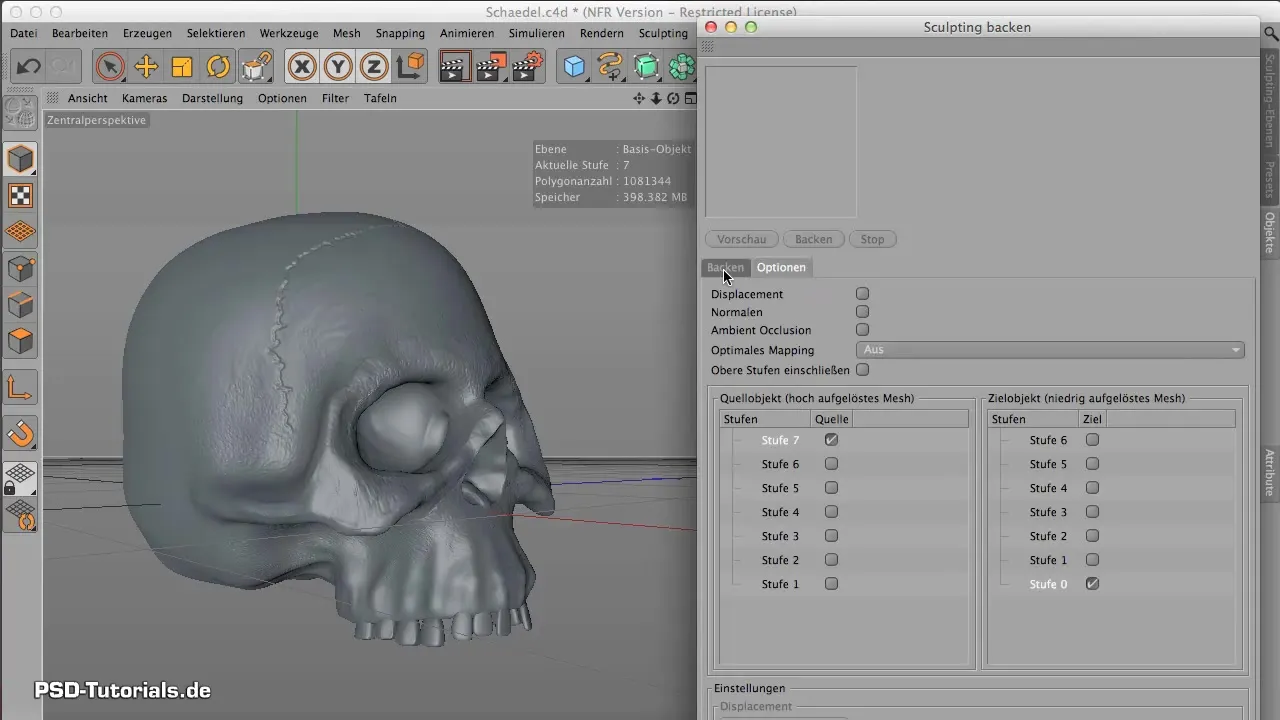 Efficient baking in CINEMA 4D for perfect textures