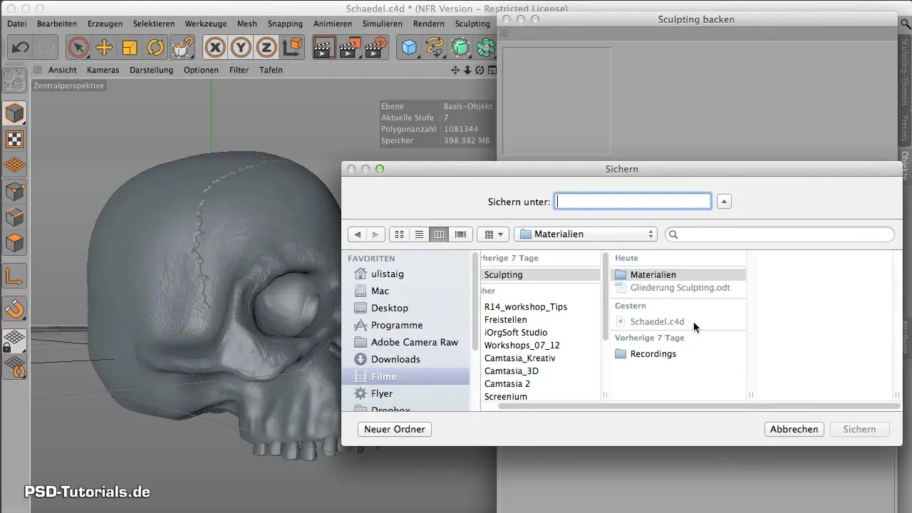 Efficient baking in CINEMA 4D for perfect textures