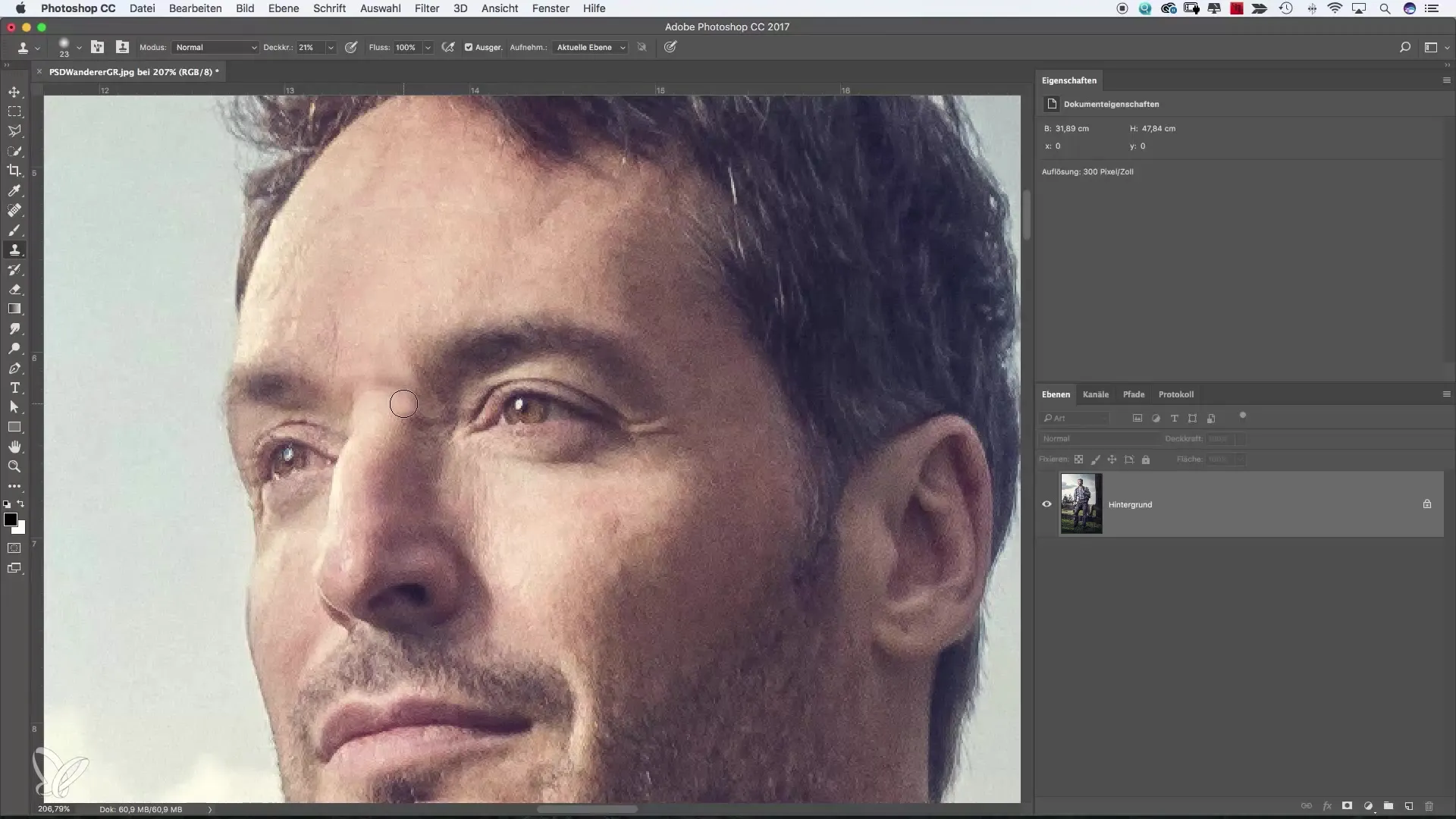 Verimli retuş ile Photoshop Kopyalama Mührü