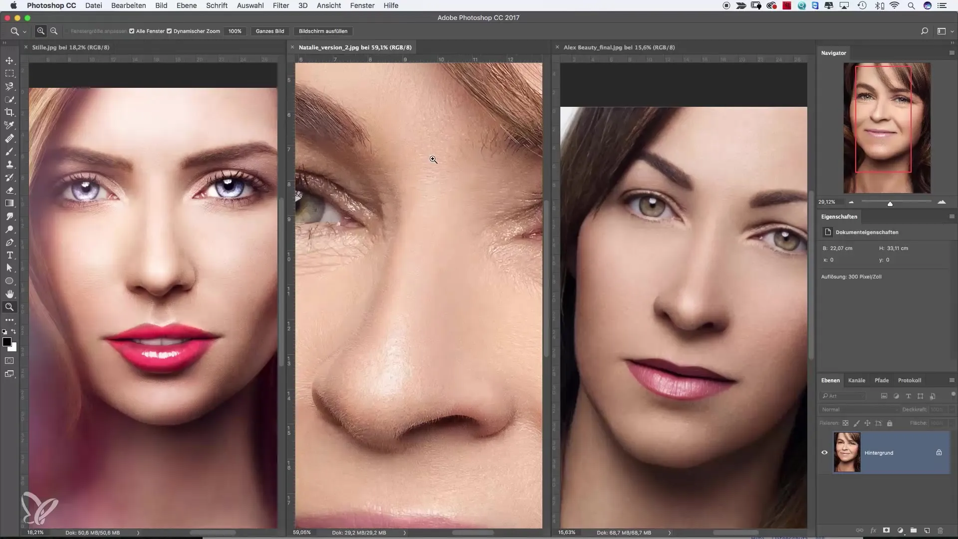 Fensterordnung in Photoshop für maximale Effizienz