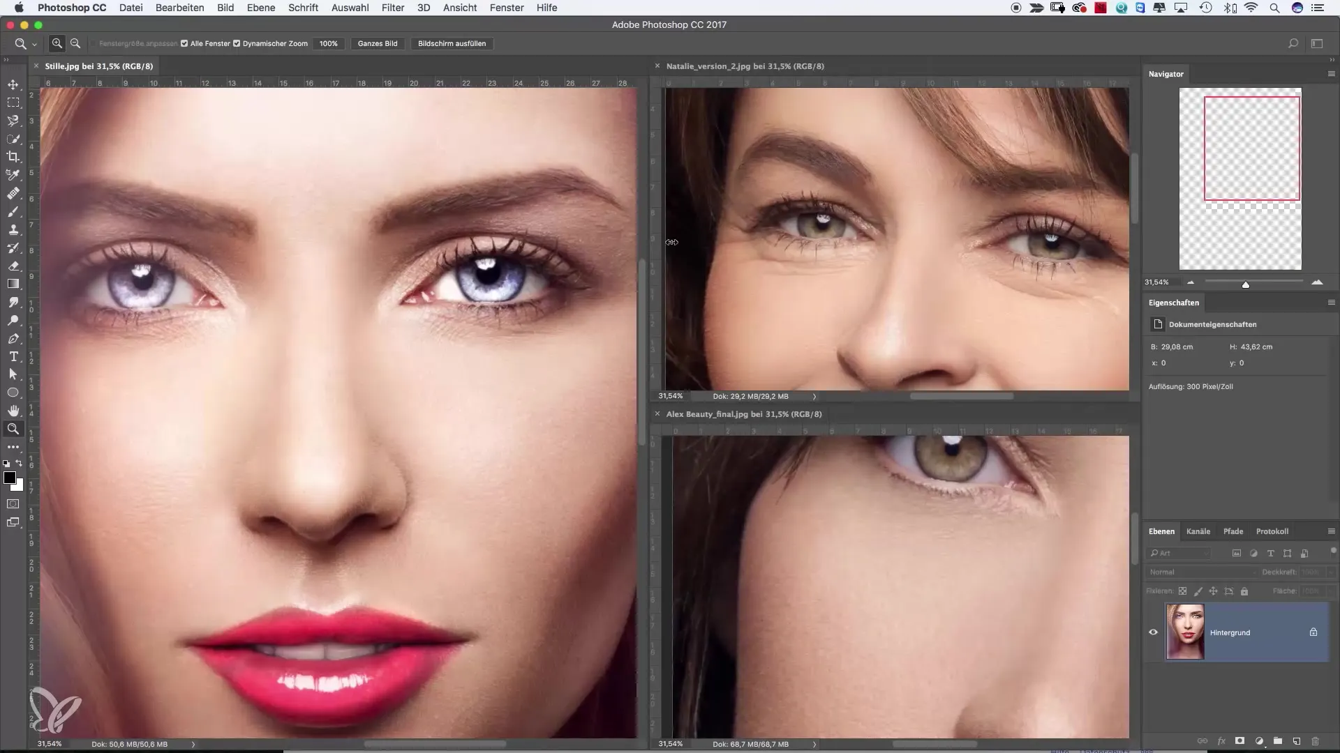 Fensterordnung in Photoshop für maximale Effizienz