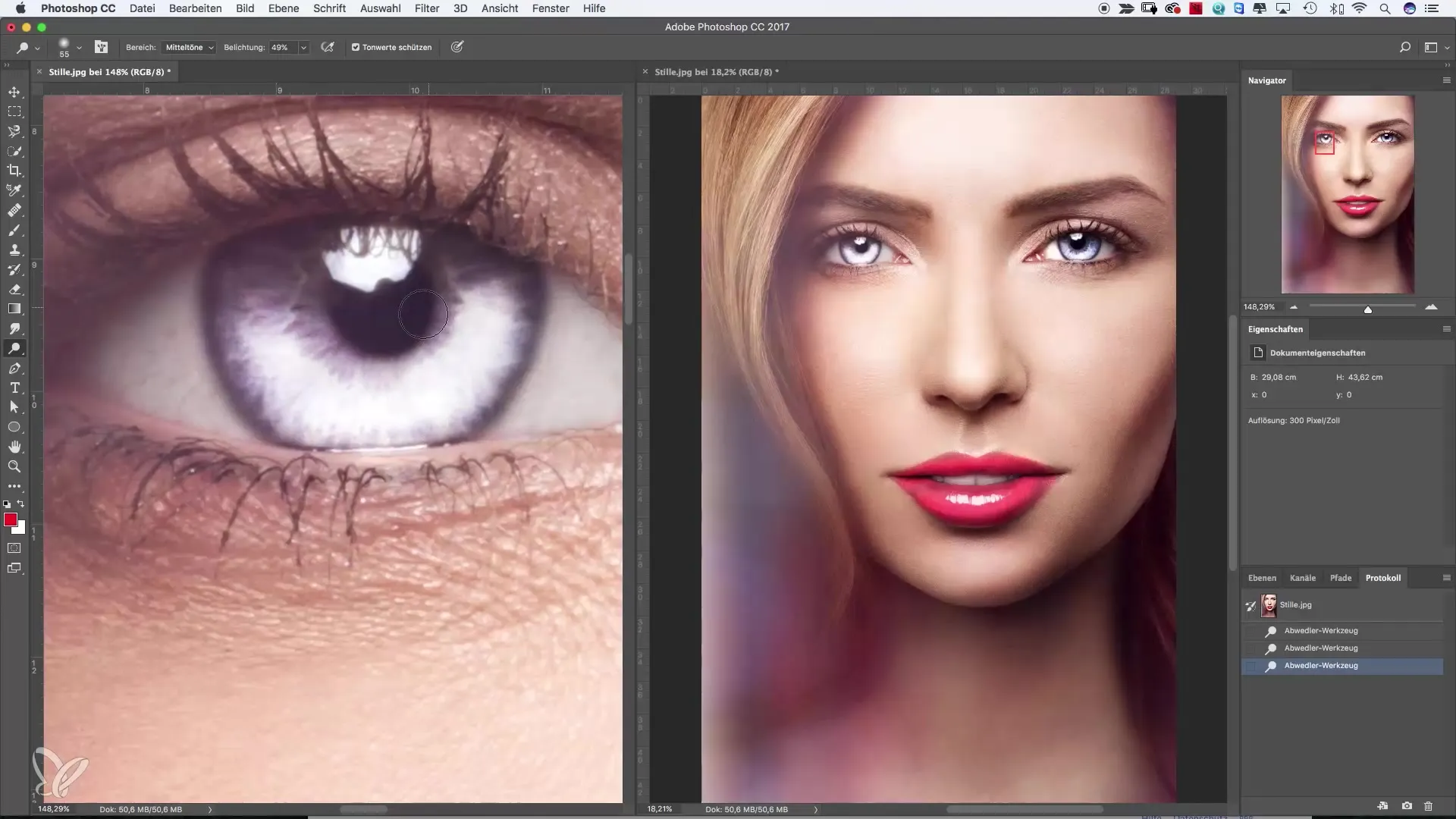 Fensterordnung in Photoshop für maximale Effizienz