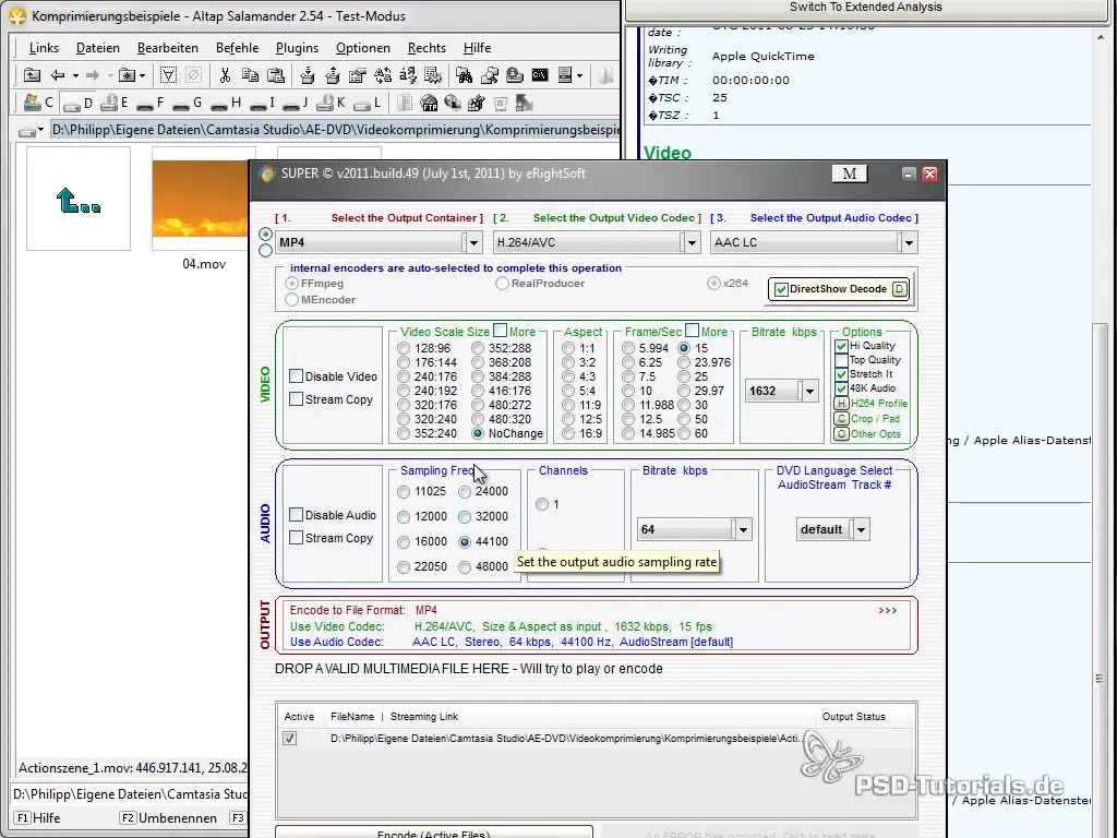 Comprimere in modo efficiente la qualità del video e la dimensione del file