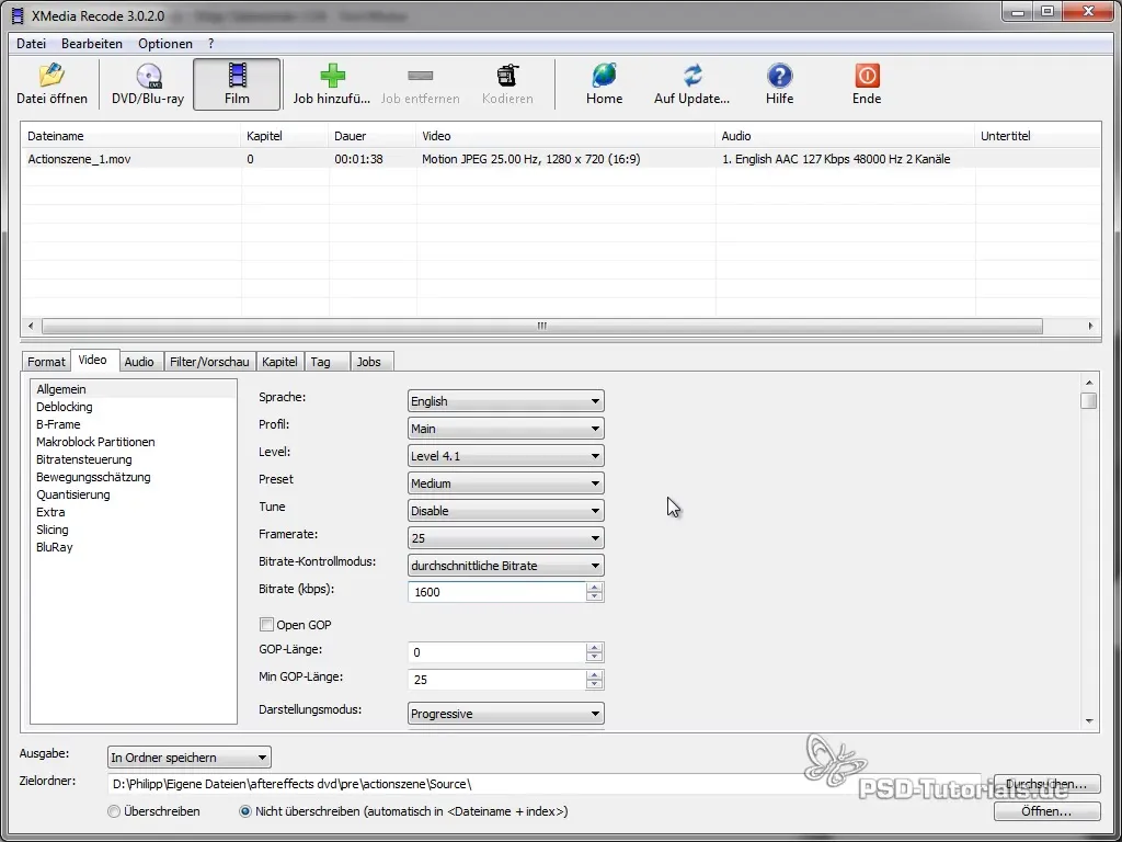 Comprimere in modo efficiente la qualità video e la dimensione del file