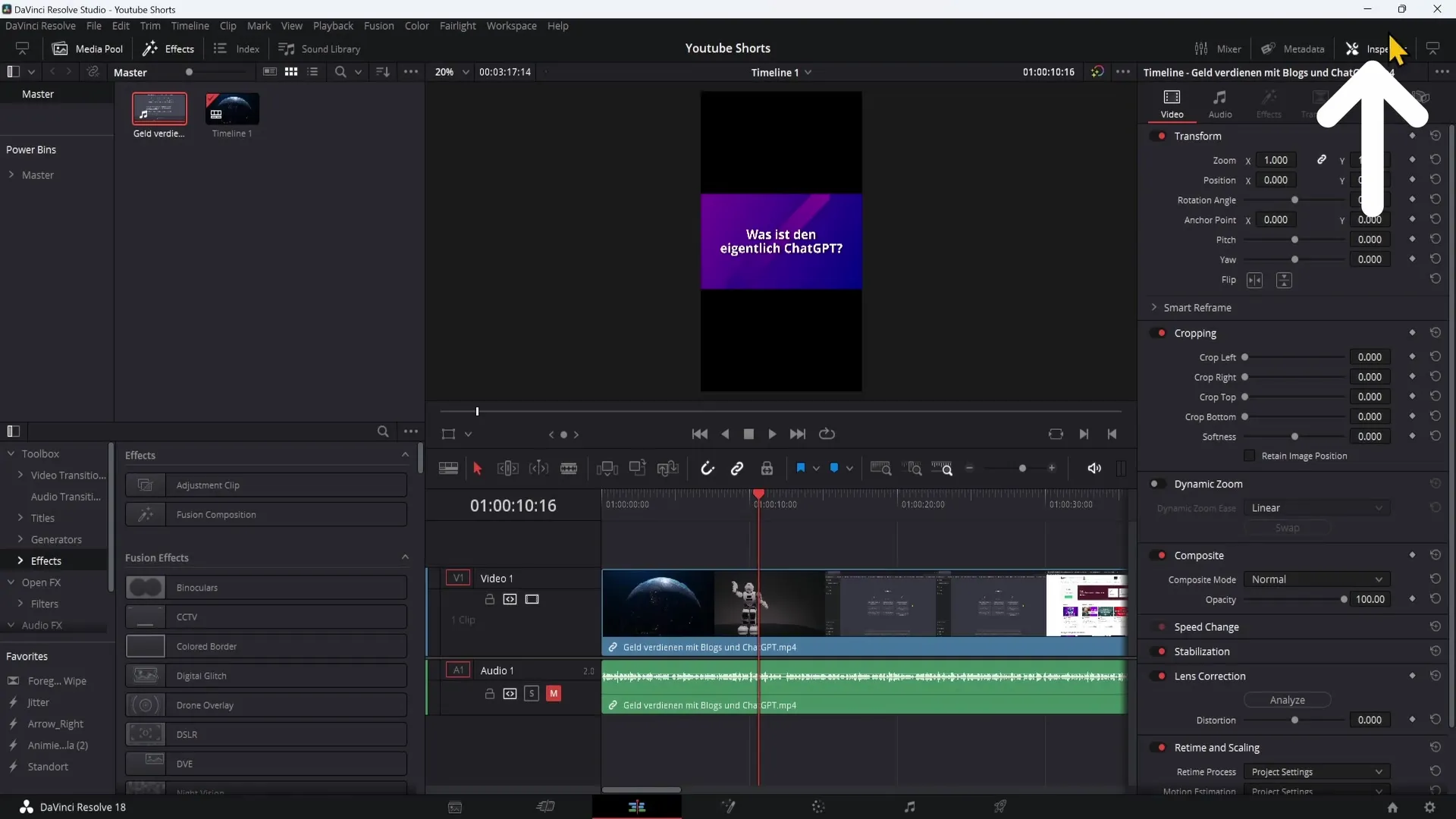 YouTube 단편 만들기: DaVinci Resolve를 사용한 PC에 대한 자세한 가이드