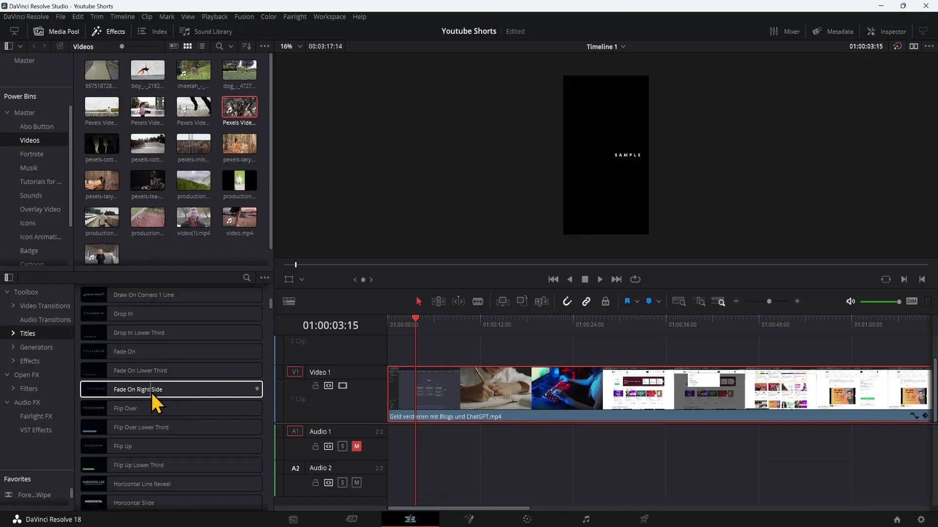 YouTube 단편 만들기: DaVinci Resolve를 사용한 PC에 대한 자세한 가이드