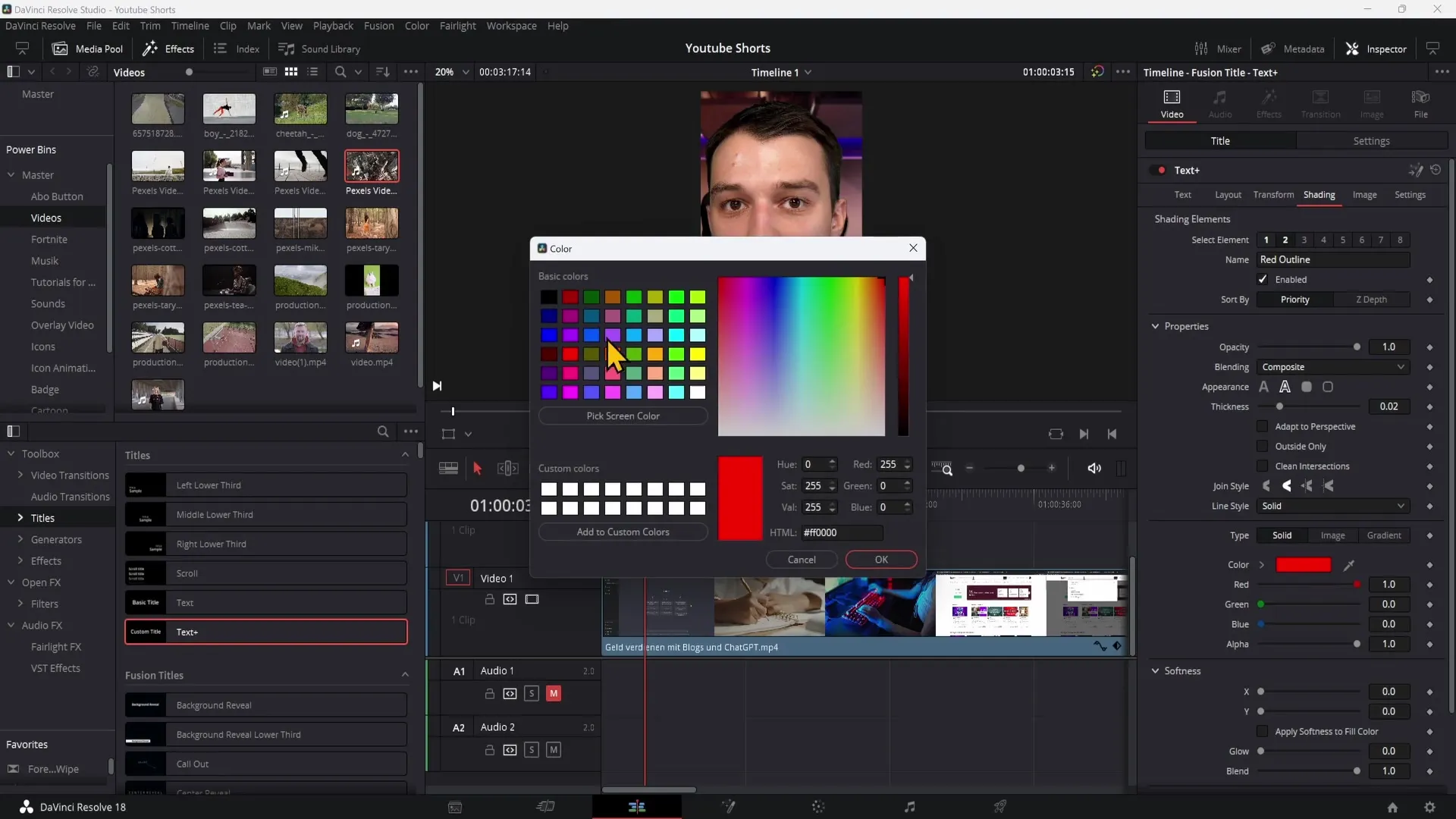 YouTube 단편 만들기: DaVinci Resolve를 사용한 PC에 대한 자세한 가이드