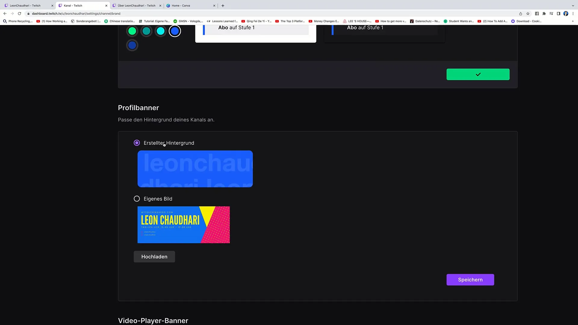 Guide pour créer une image de profil Twitch