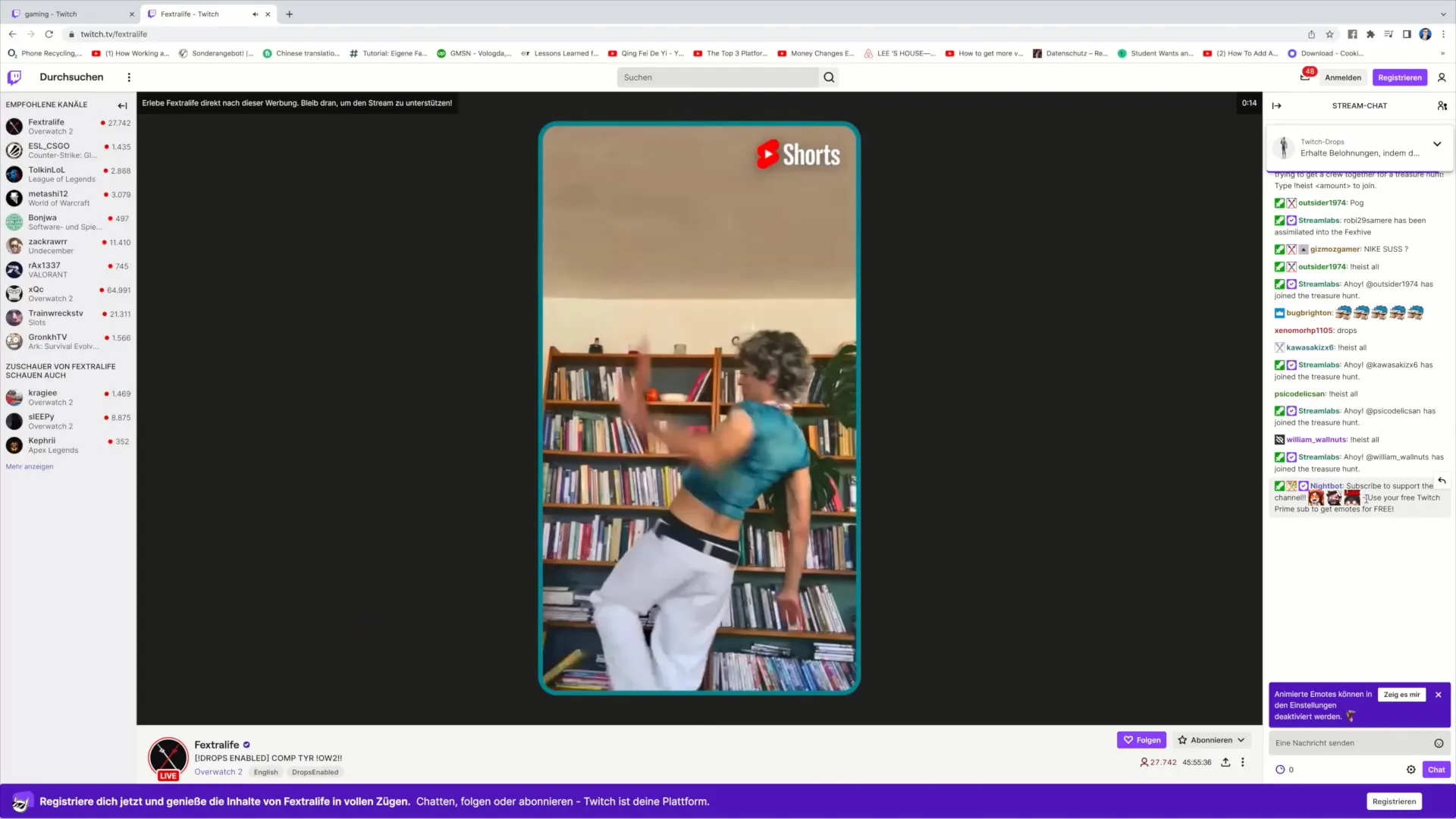 The comprehensive understanding of the streamer profile on Twitch