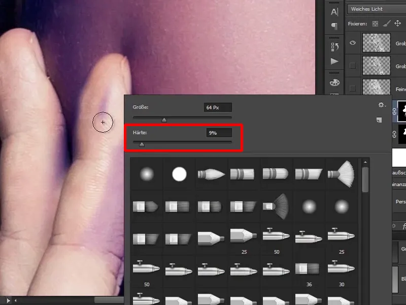 Photoshop composing - Fire and ice - Part 04: Darkening the background and preparing the colors