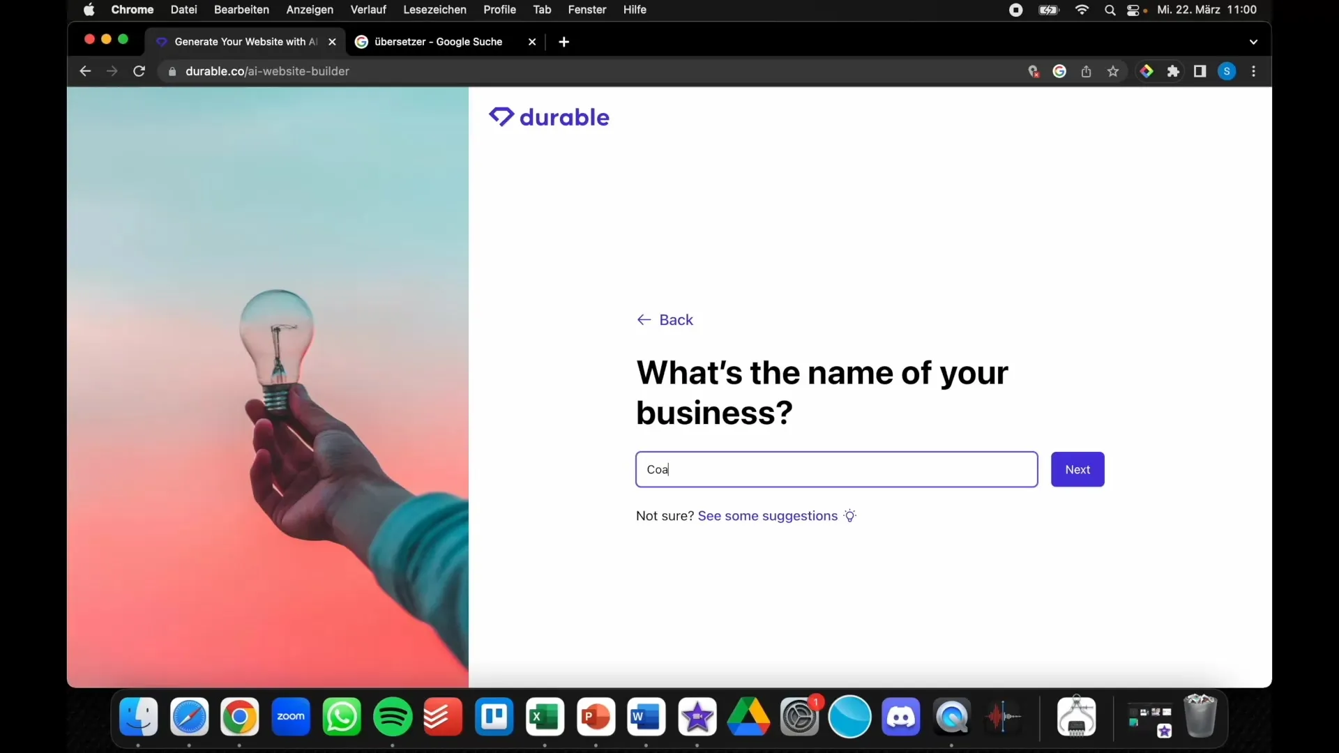 Uw eigen website in slechts 30 seconden - zo eenvoudig is het met Durable