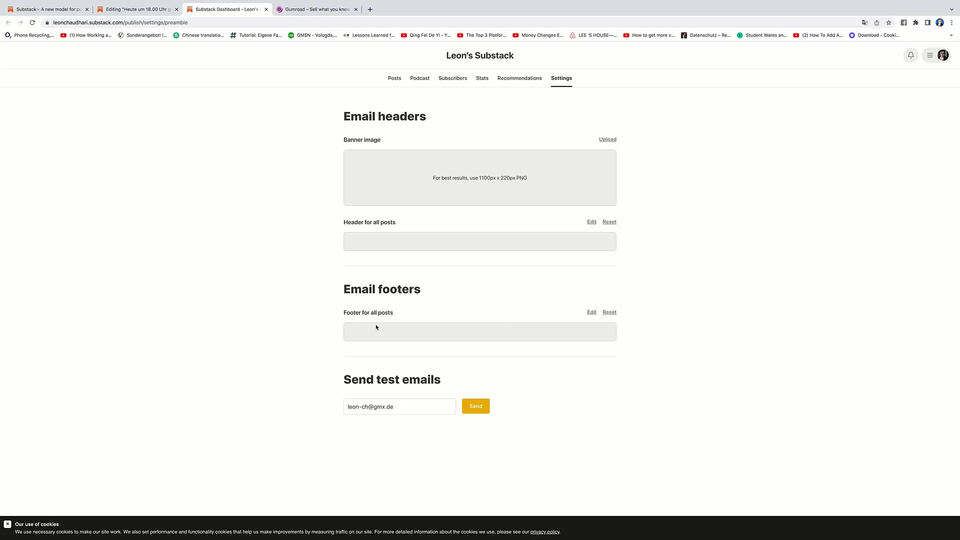 Livestreams ankündigen: Baue deine E-Mail-Liste mit Substack und Gumroad auf