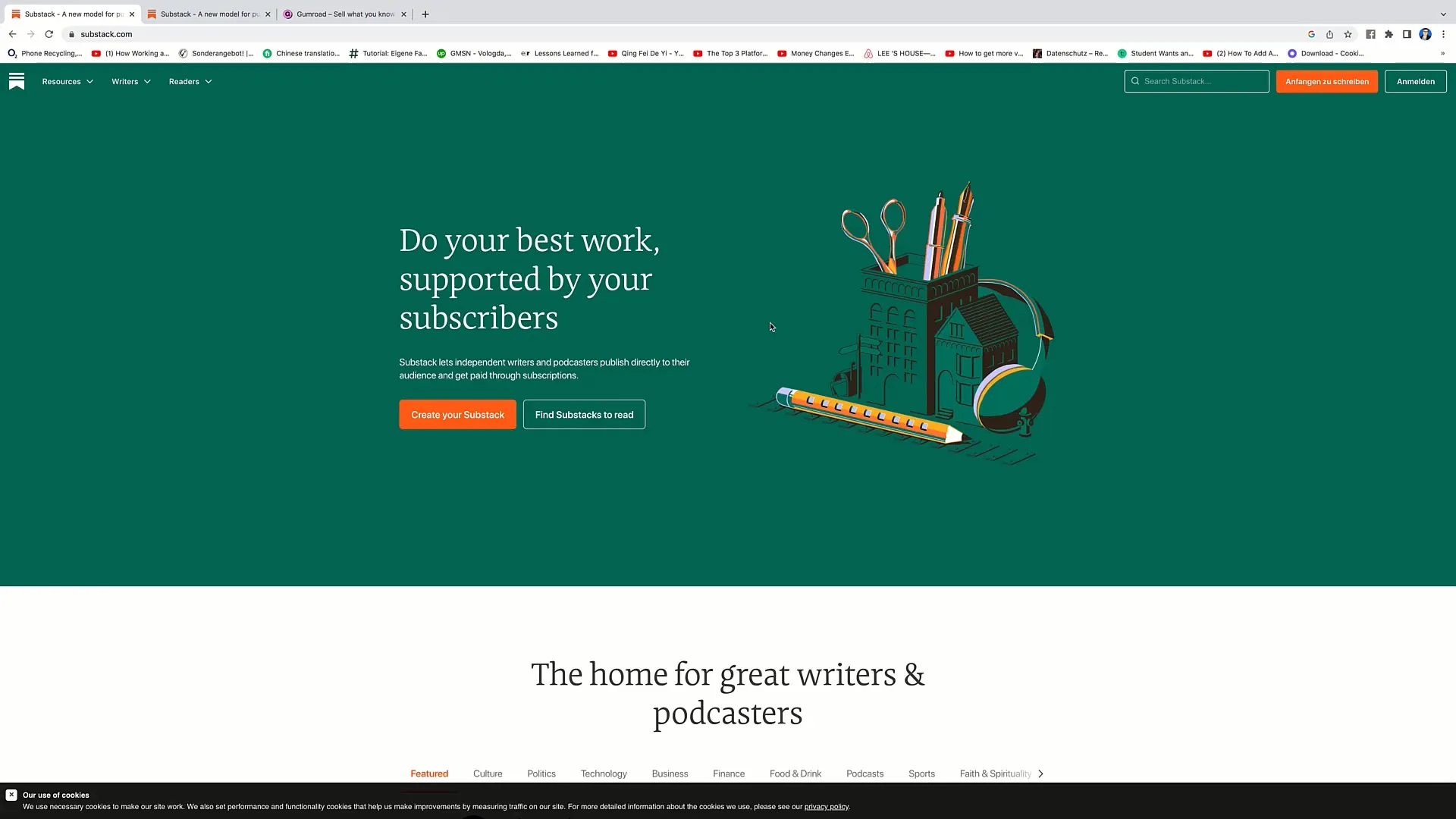 Livestreams ankündigen: Baue deine E-Mail-Liste mit Substack und Gumroad auf