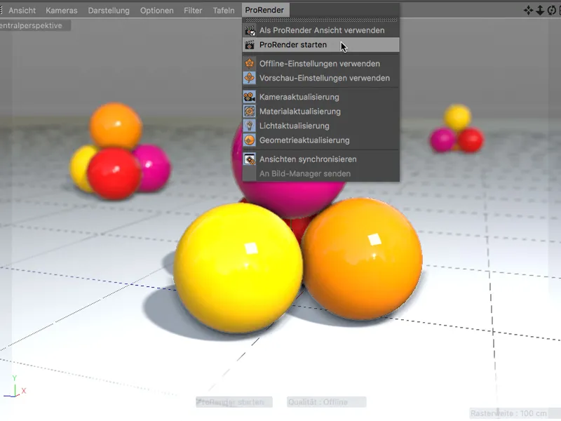 リリース19で新登場 - 物理ベースのGPUレンダラーProRender