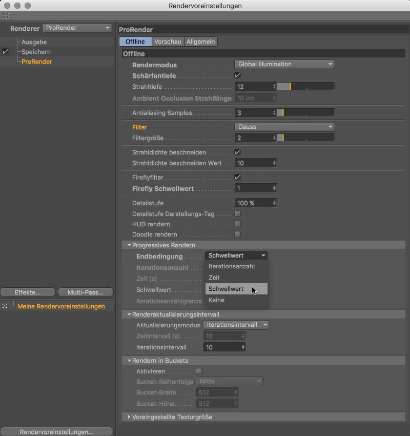 リリース19で新登場 - 物理ベースのGPUレンダラーProRender