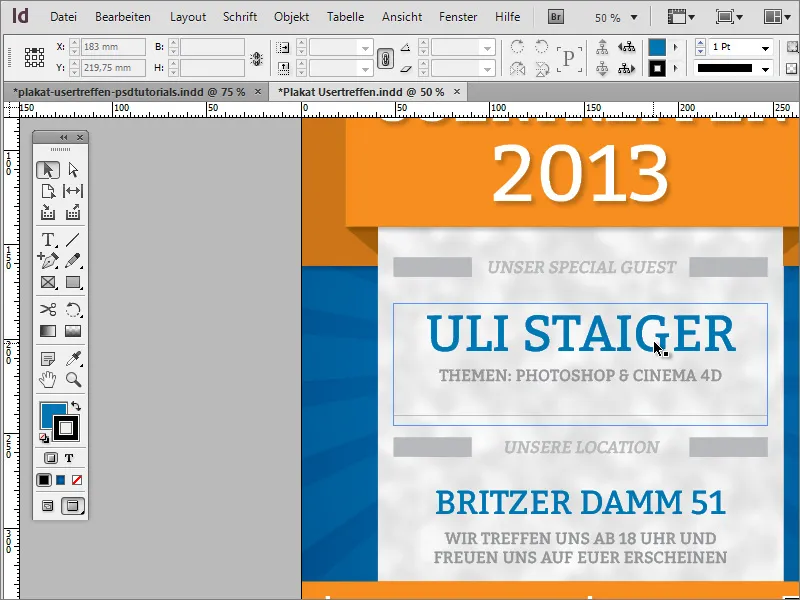Membuat poster di Adobe InDesign - Bagian 4: Membuat kode QR dan tekstur