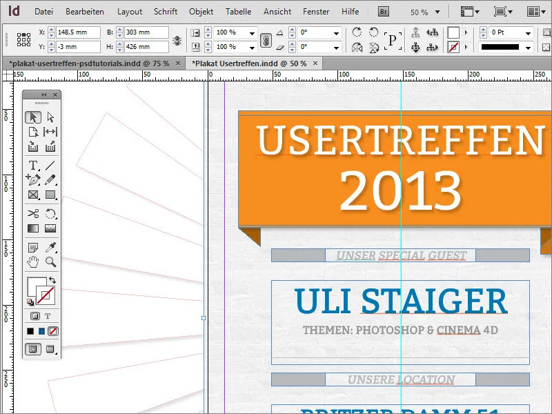 Membuat desain poster di Adobe InDesign - Bagian 4: Membuat kode QR dan tekstur