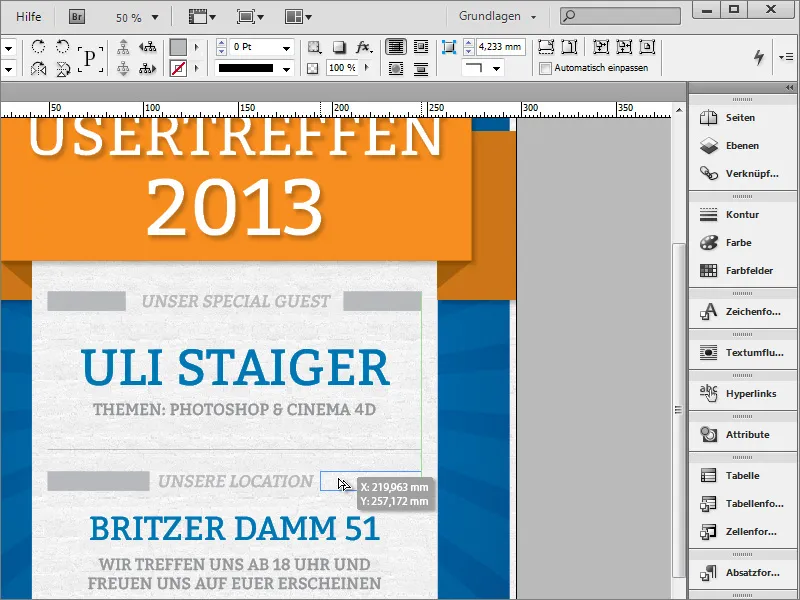 Membuat desain poster di Adobe InDesign - Bagian 4: Membuat kode QR dan tekstur