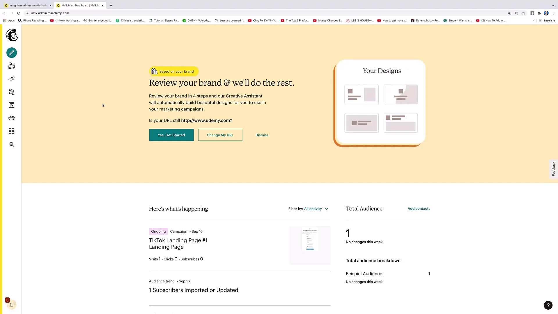 Tworzenie odbiorców w Mailchimp – instrukcja krok po kroku