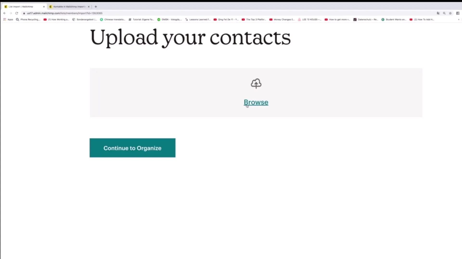 Import adresów E-Mail do Mailchimp: instrukcja krok po kroku