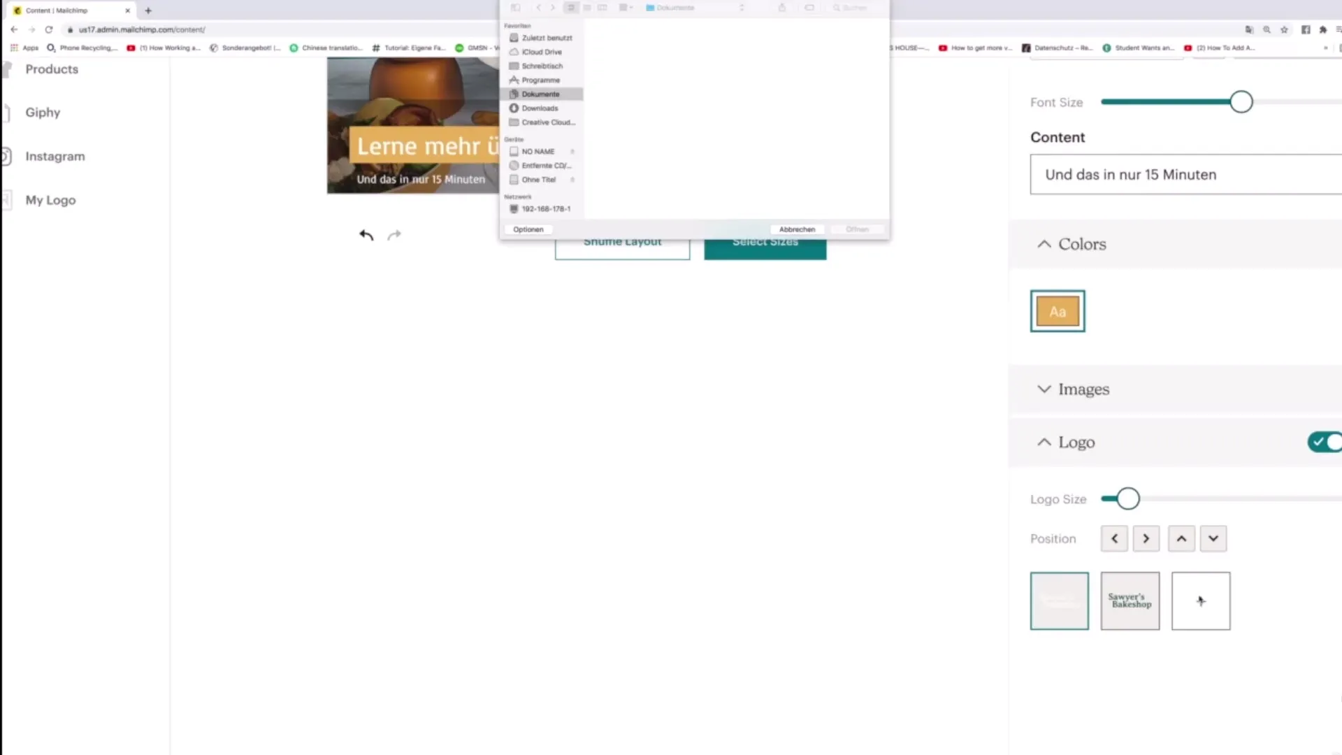 Skuteczne edytowanie treści w Mailchimp Content Studio