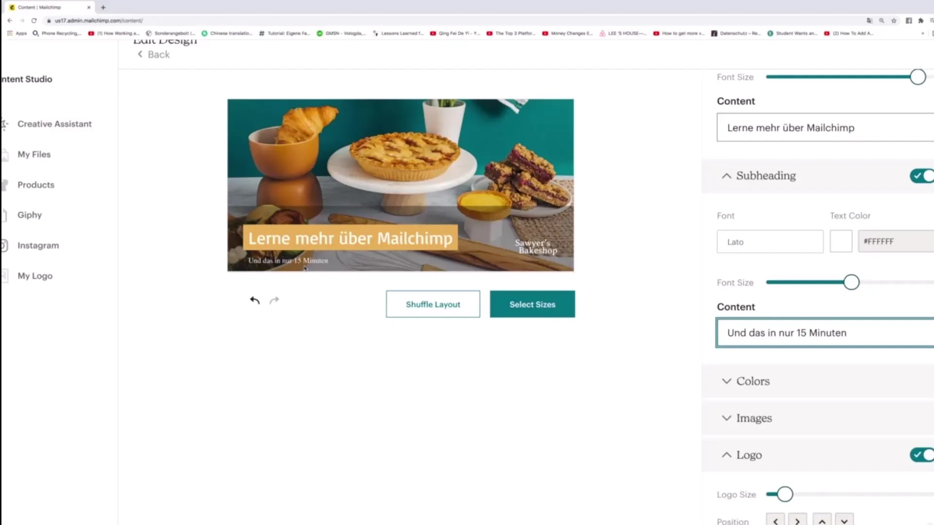 Efektywnie edytować treści w Mailchimp Content Studio