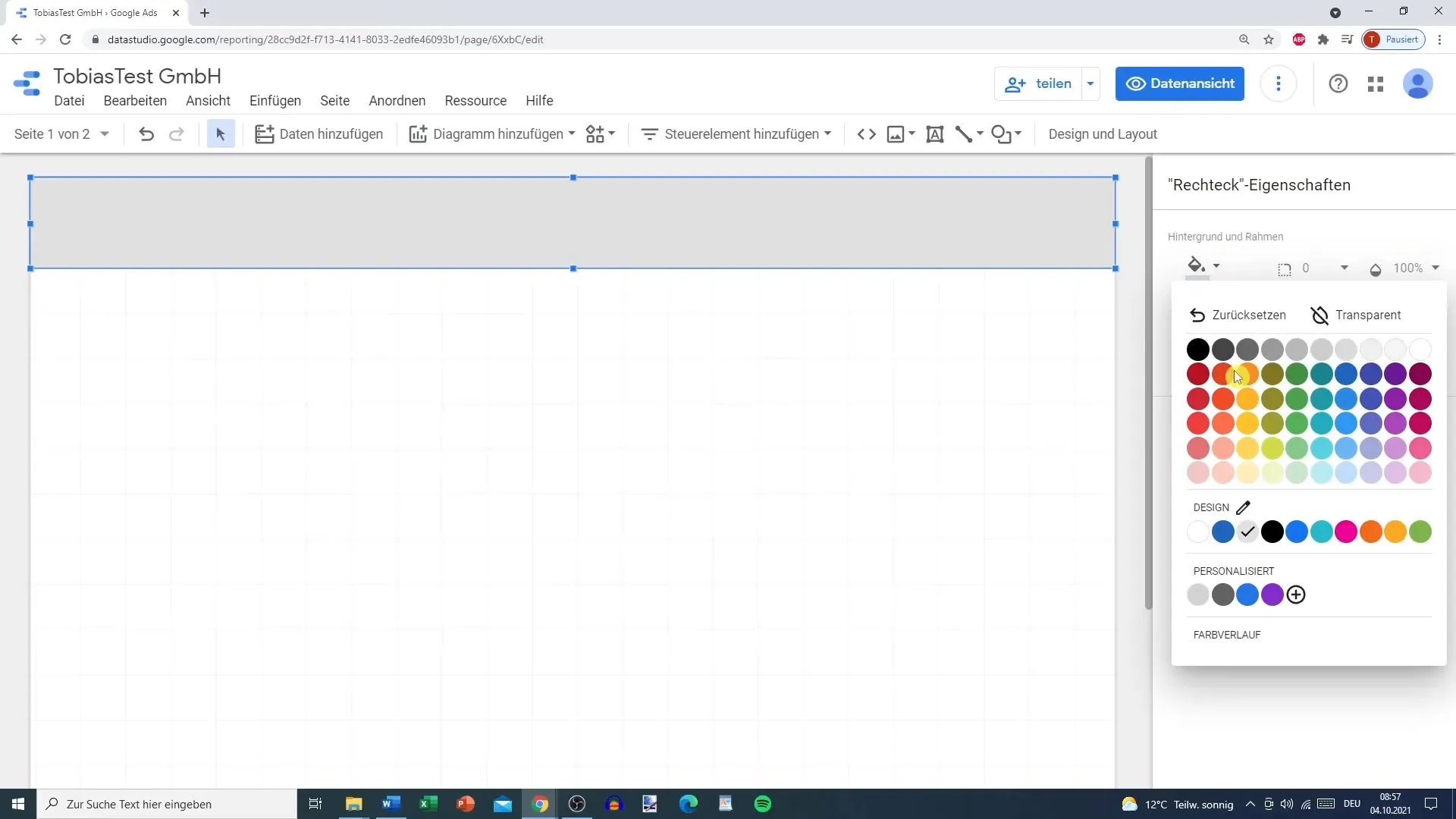 Vorlage gestalten im Google Data Studio – Schritt-für-Schritt-Anleitung