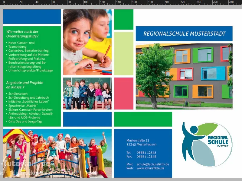 InDesign: A5 méretű hajtogatott szórólap 4 oldalas elkészítése