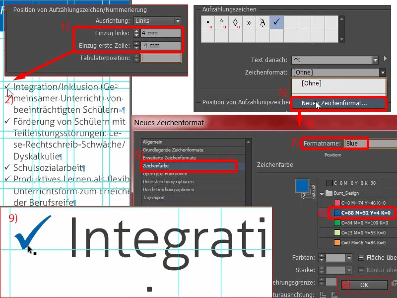 Projekt ulotki formatu A5 z 4 stronami w orientacji pionowej - część 2.