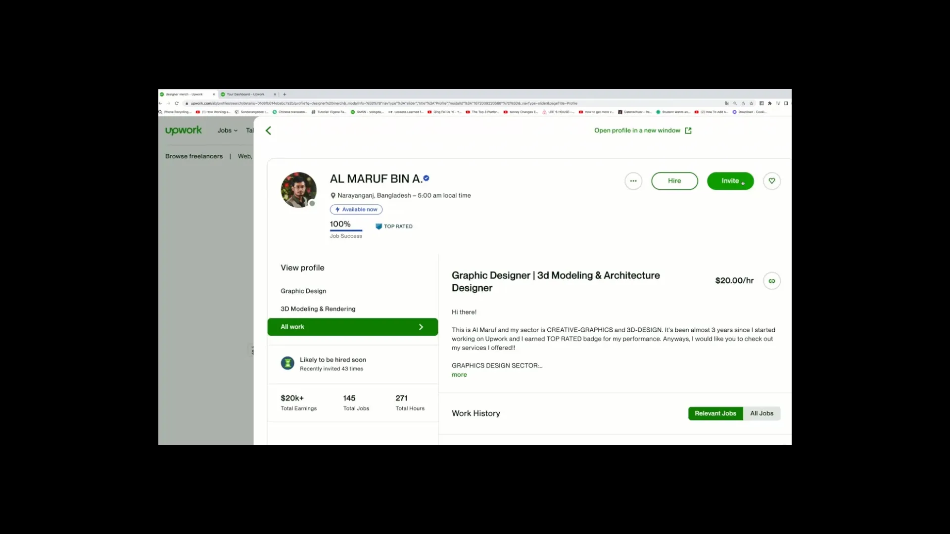 Find efficient merchandise designers on Upwork