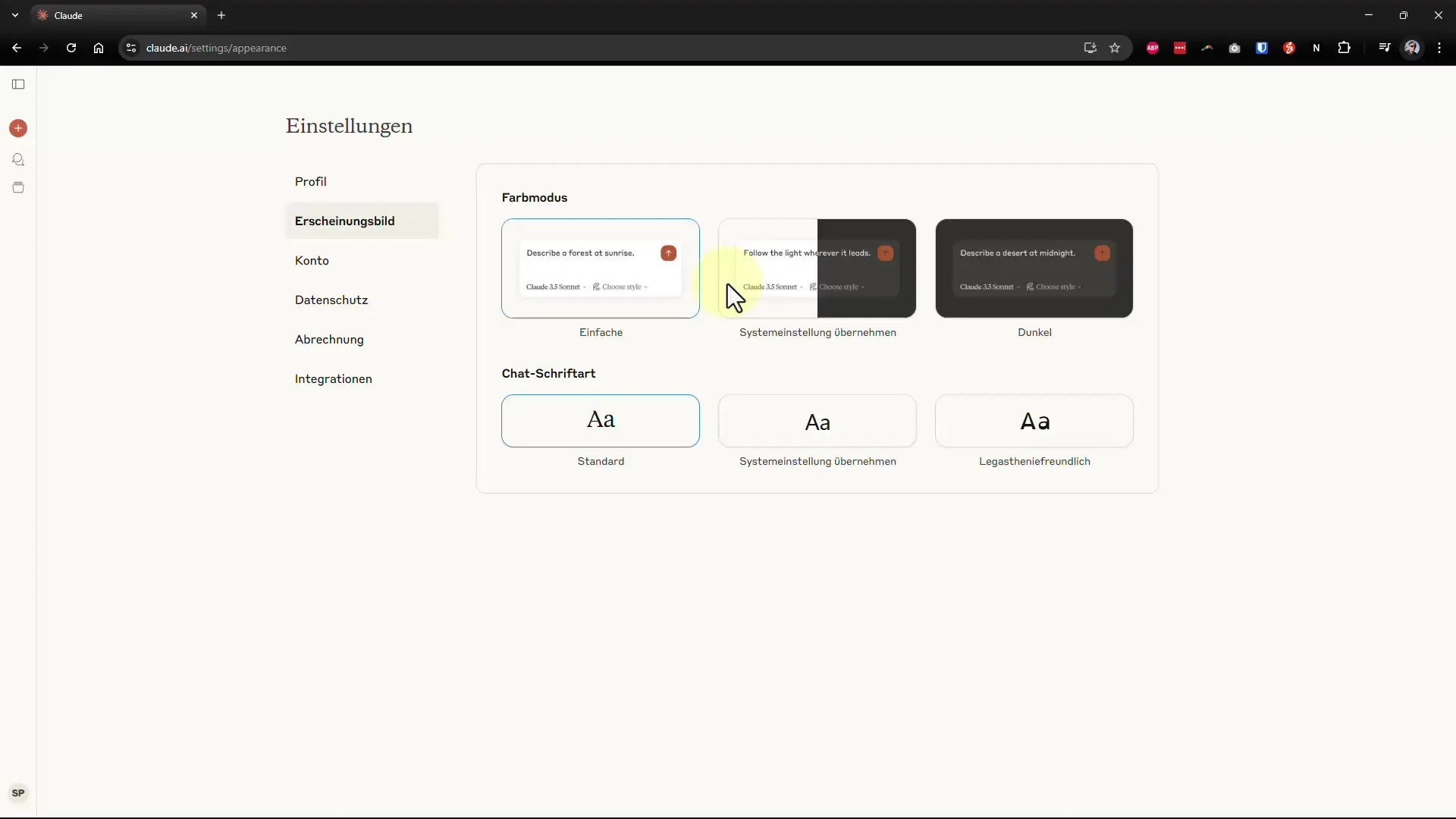 Impostazioni ottimali per Claude AI Impostazioni ottimali per Claude AI