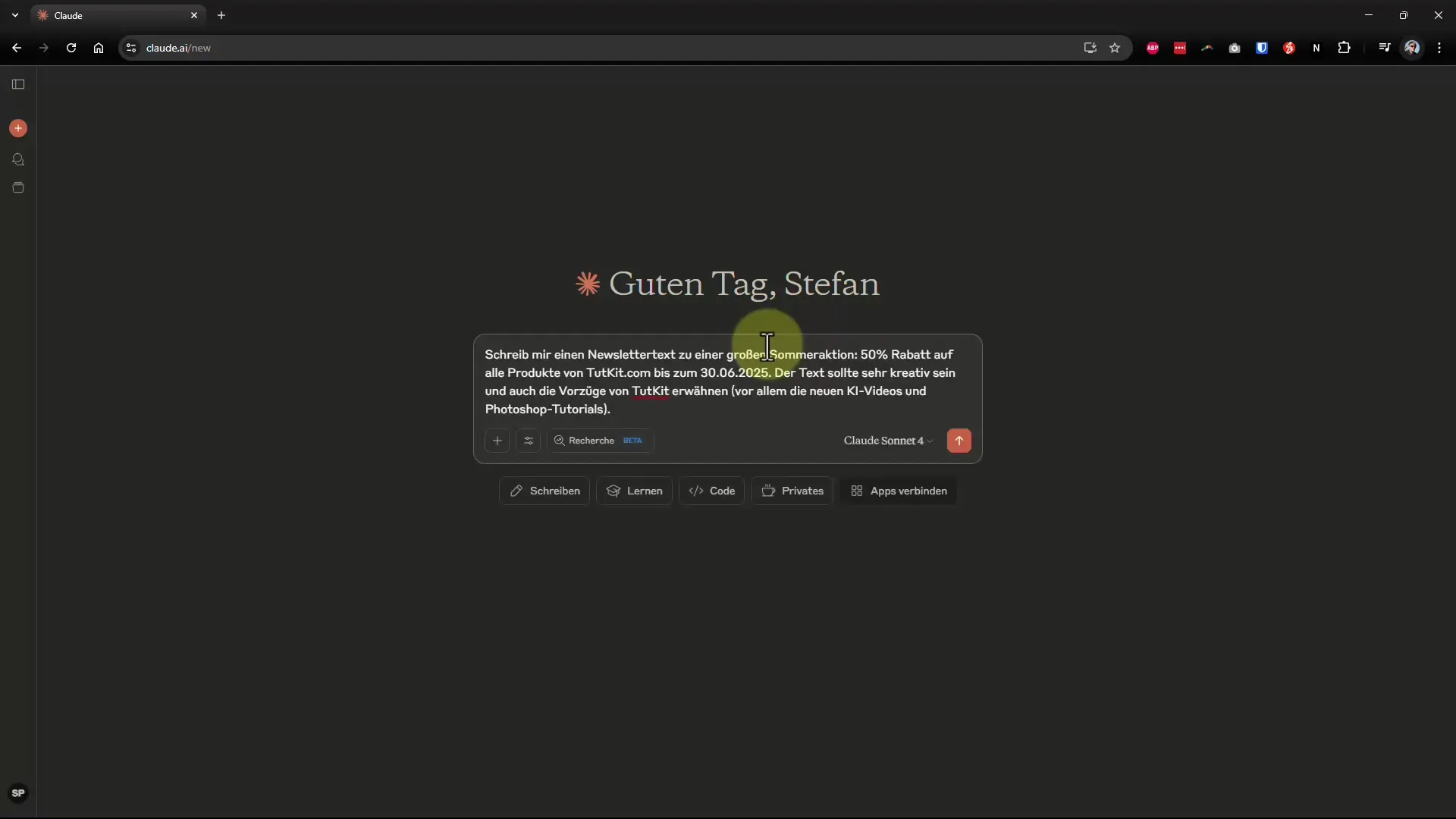 Utilizzo efficiente dei prompt di Claude AI per testi impressionanti Utilizzo efficiente dei prompt di Claude AI per testi impressionanti
